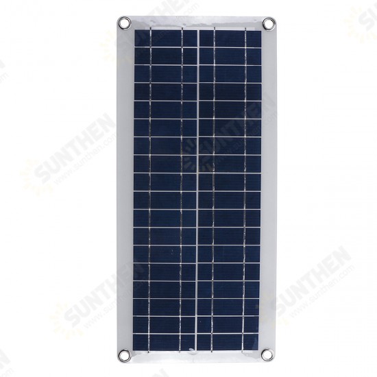 DC 12V/18V Solar Panel Double 5V USB Port Charging Battery Charger For Camping Traveling DC 12V/18V Solar Panel Double 5V USB Port Charging Battery Charger For Camping Traveling