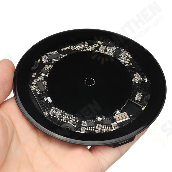 DC 5V 10W QI Fast Wireless Charger Acrylic Transparent Pad For iPhone Xs Max X Samsung S9+ DC 5V 10W QI Fast Wireless Charger Acrylic Transparent Pad For iPhone Xs Max X Samsung S9+