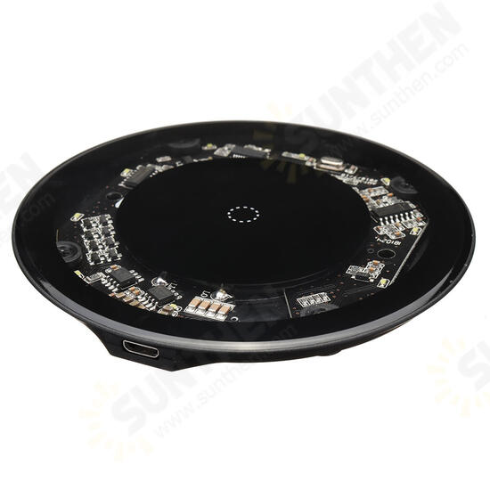 DC 5V 10W QI Fast Wireless Charger Acrylic Transparent Pad For iPhone Xs Max X Samsung S9+ DC 5V 10W QI Fast Wireless Charger Acrylic Transparent Pad For iPhone Xs Max X Samsung S9+