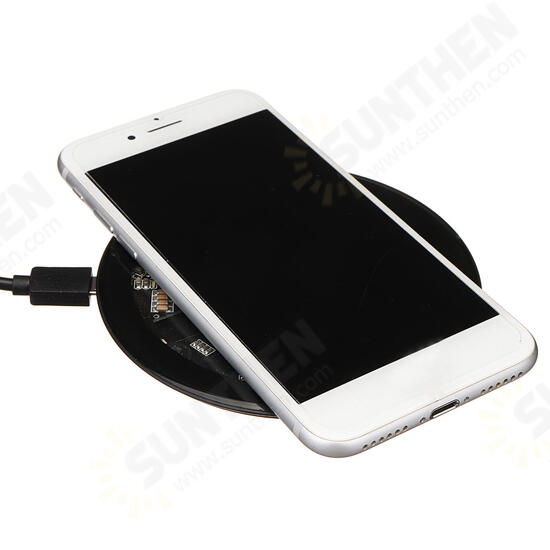 DC 5V 10W QI Fast Wireless Charger Acrylic Transparent Pad For iPhone Xs Max X Samsung S9+ DC 5V 10W QI Fast Wireless Charger Acrylic Transparent Pad For iPhone Xs Max X Samsung S9+