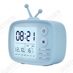 DC 5V Digital Alarm Clock Temperature Display Cartoon Bedside Student Backlight DC 5V Digital Alarm Clock Temperature Display Cartoon Bedside Student Backlight