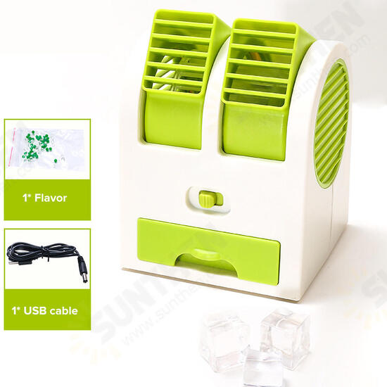 DC 5V Portable USB Rechargeable Water Cooler Cooling Fan Desk Mini Air Conditioner