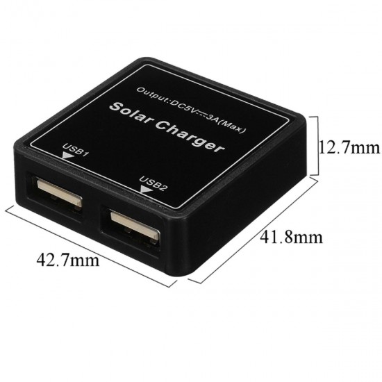 DIY Solar Panel Junction Box Dual USB Voltage Regulator