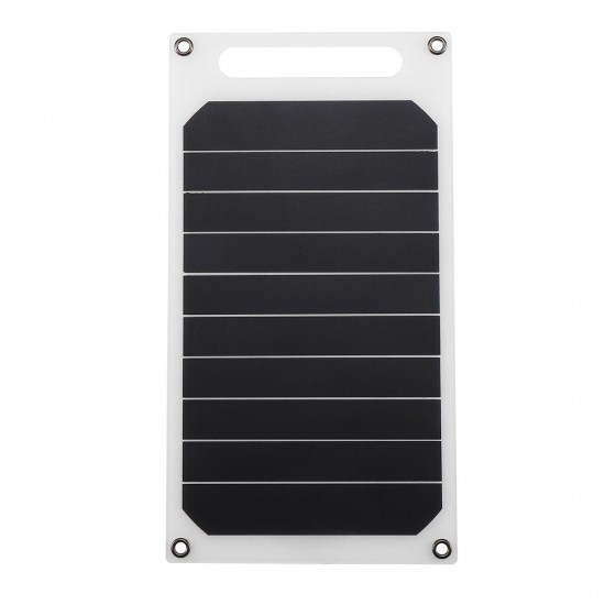 5V 10W Portable Solar Panel Slim & Light USB Charger Charging Power Bank Pad