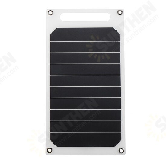 5V 10W Portable Solar Panel Slim & Light USB Charger Charging Power Bank Pad