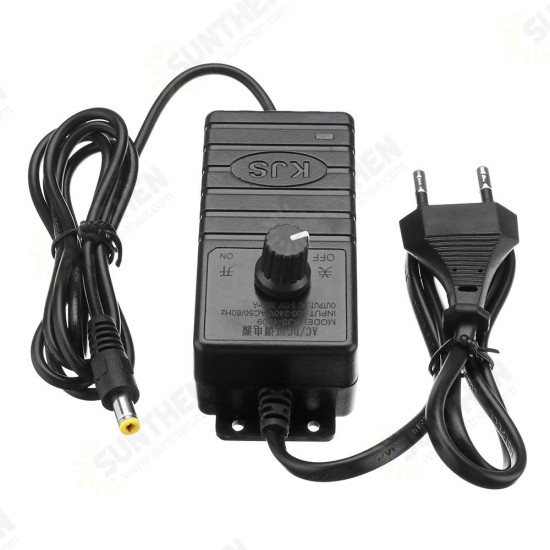 KJS-1209 3-12V 2A/3-24V 1A Power Adapter Adjustable Voltage AC/DC Adapter Switching Power Supply