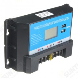 LCD 20A 12/24V Solar Charge Controller Regulator with USB Port LCD 20A 12/24V Solar Charge Controller Regulator with USB Port