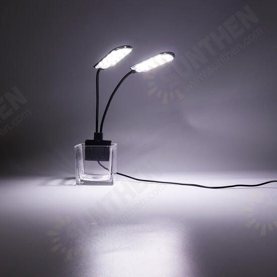 LED Aquarium Light, Saltwater Freshwater Fish Tank Clip On Lamp for Coral, Planted Nano Aquarium Tank LED Aquarium Light, Saltwater Freshwater Fish Tank Clip On Lamp for Coral, Planted Nano Aquarium Tank