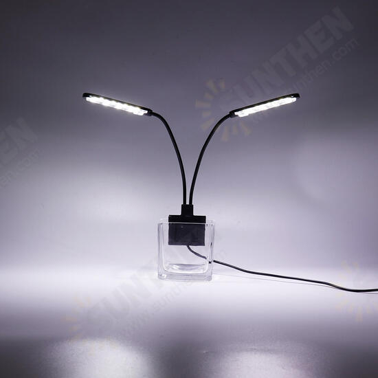 LED Aquarium Light, Saltwater Freshwater Fish Tank Clip On Lamp for Coral, Planted Nano Aquarium Tank LED Aquarium Light, Saltwater Freshwater Fish Tank Clip On Lamp for Coral, Planted Nano Aquarium Tank