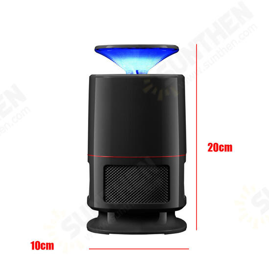 LED Electric Mosquito Black USB LED Photocatalyst Non-radiation Inhalation Mute Mosquito Lamp Light Bait