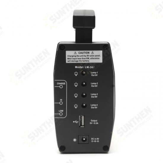 LM-367 110- 240V Solar Power Panel Generator Solar Powered System 3 LED Lamps Generator LM-367 110- 240V Solar Power Panel Generator Solar Powered System 3 LED Lamps Generator