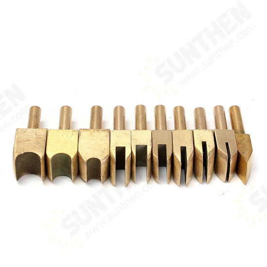 Leather Solder Iron Tip Brass Soldering Iron Tip to Burn the Edge Decorate DIY