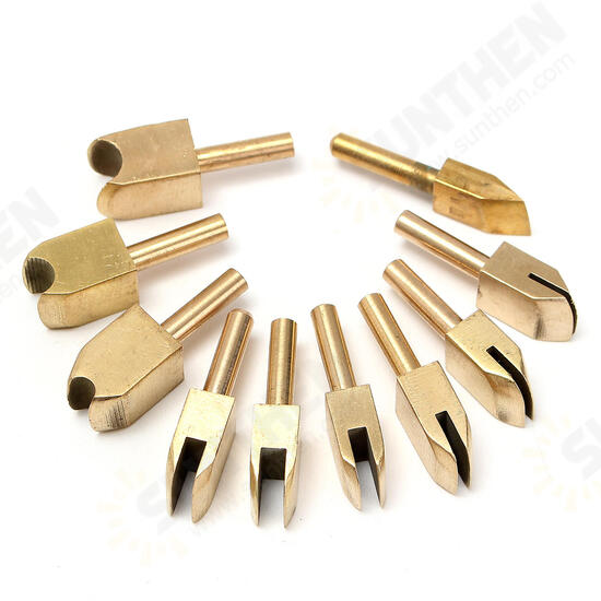 Leather Solder Iron Tip Brass Soldering Iron Tip to Burn the Edge Decorate DIY