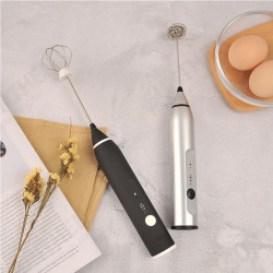 Milk Frother Electric Egg Beater USB Charging Mixer for Coffee Drink Portable Milk Frother Electric Egg Beater USB Charging Mixer for Coffee Drink Portable