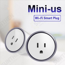 Mini Smart WiFi Socket Remote Control Switch Power Socket Outlet US Plug For Cellphone Mini Smart WiFi Socket Remote Control Switch Power Socket Outlet US Plug For Cellphone