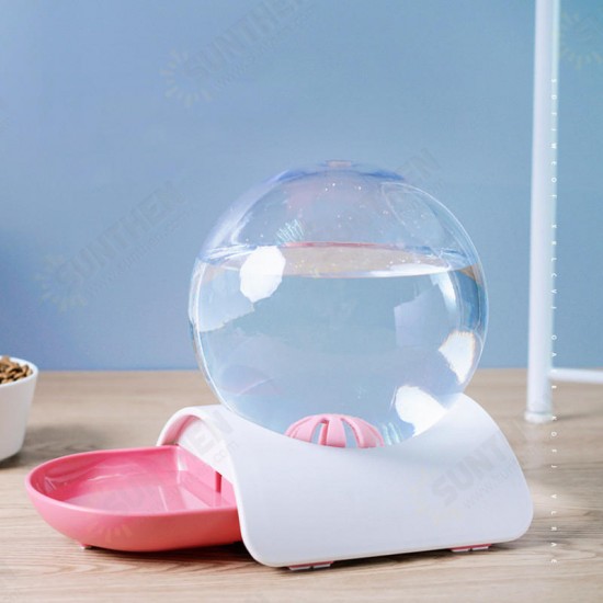 2.8L Automatic Pet Water Dispenser Bowl Transparent Container Cat Dog Drinking Machine Feeder Supplies