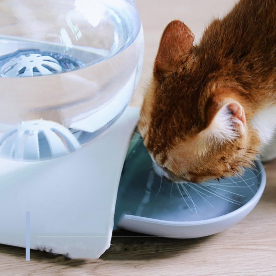 2.8L Automatic Pet Water Dispenser Bowl Transparent Container Cat Dog Drinking Machine Feeder Supplies