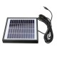 Portable 5W 12V Polysilicon Solar Panel Battery Charger For Car RV Boat W/ 3m Cable