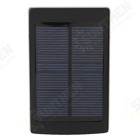 Portable Solar Panel Dual USB External Mobile Battery Power Bank Pack Charger for iPhone HTC