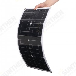 Semi-Flexible Solar Power Panel System kit Solar Panle Type-C USB Dual DC Port 5V/12V/18V W/ Solar Charge Controller Semi-Flexible Solar Power Panel System kit Solar Panle Type-C USB Dual DC Port 5V/12V/18V W/ Solar Charge Controller