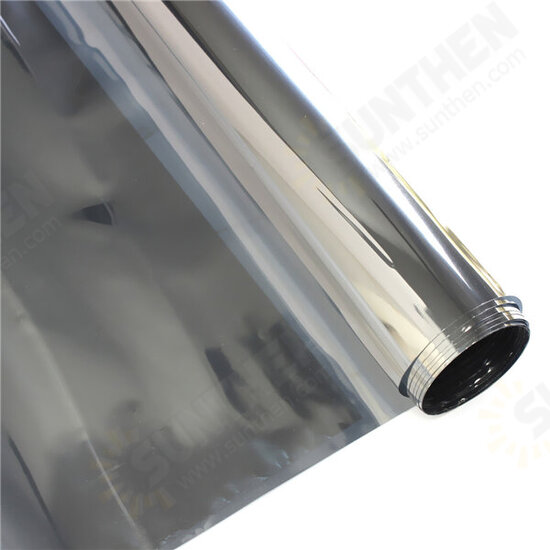Silver Window Film One Way Mirror Insulation Stickers Solar Reflective 50cmx3m Silver Window Film One Way Mirror Insulation Stickers Solar Reflective 50cmx3m
