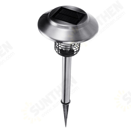 Solar Electric Shock Mosquito LED Light Fly Bug Insect Zapper Killer Trap Lamp Intelligent Light-control Outdoor Lamp Solar Electric Shock Mosquito LED Light Fly Bug Insect Zapper Killer Trap Lamp Intelligent Light-control Outdoor Lamp