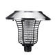 Solar Electric Shock Mosquito LED Light Fly Bug Insect Zapper Killer Trap Lamp Intelligent Light-control Outdoor Lamp