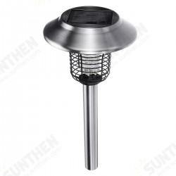Solar Electric Shock Mosquito LED Light Fly Bug Insect Zapper Killer Trap Lamp Intelligent Light-control Outdoor Lamp Solar Electric Shock Mosquito LED Light Fly Bug Insect Zapper Killer Trap Lamp Intelligent Light-control Outdoor Lamp