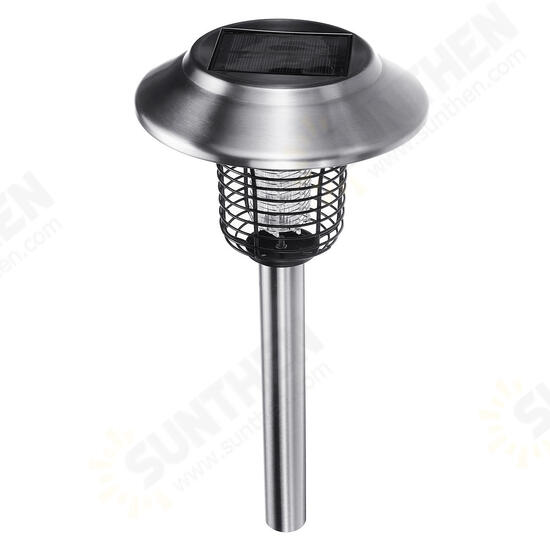 Solar Electric Shock Mosquito LED Light Fly Bug Insect Zapper Killer Trap Lamp Intelligent Light-control Outdoor Lamp Solar Electric Shock Mosquito LED Light Fly Bug Insect Zapper Killer Trap Lamp Intelligent Light-control Outdoor Lamp