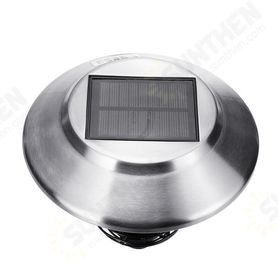 Solar Electric Shock Mosquito LED Light Fly Bug Insect Zapper Killer Trap Lamp Intelligent Light-control Outdoor Lamp