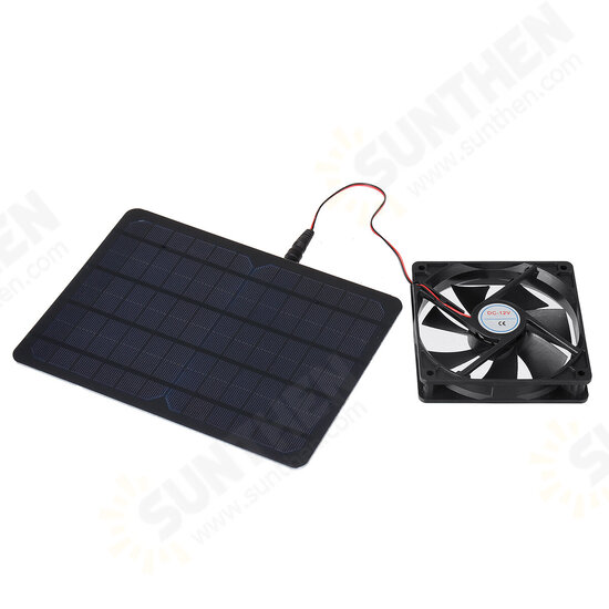 Solar Exhaust Fan 30W Monocrystalline Solar Panel Kit 5V Battery Charger Power Mono Boat Camping Solar Exhaust Fan 30W Monocrystalline Solar Panel Kit 5V Battery Charger Power Mono Boat Camping