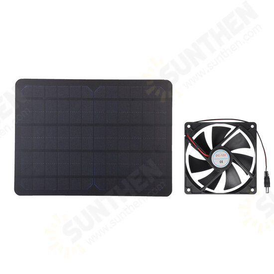 Solar Exhaust Fan 30W Monocrystalline Solar Panel Kit 5V Battery Charger Power Mono Boat Camping Solar Exhaust Fan 30W Monocrystalline Solar Panel Kit 5V Battery Charger Power Mono Boat Camping