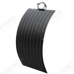 Solar Panel 120W 18V Flexible ETFE Solar Power Battery Charger Station Monocrystalline Silicon Solar Panel Kit Complete For Home Outdoor Camping Solar Panel 120W 18V Flexible ETFE Solar Power Battery Charger Station Monocrystalline Silicon Solar Panel Kit Complete For Home Outdoor Camping