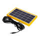 Solar Panel Power Generator Kit 5V USB Charger Home Outdoor System with 2 LED Bulbs Light