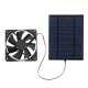 Solar Panel Powered Fan Mini Ventilator 20W Solar Panel 6-in Exhaust Fan