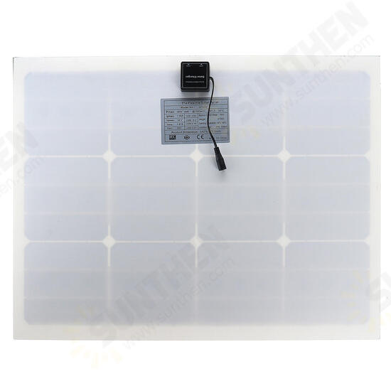 Solar Panels Double USB Interface 30W 12V/5V DC Crocodile Clip Four Heads Monocrystalline Solar Panel