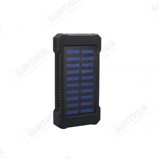 Solar Power Bank 8000mAh Portable Waterproof Solar Charger with LED Light