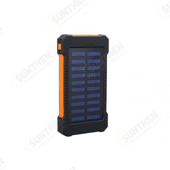 Solar Power Bank 8000mAh Portable Waterproof Solar Charger with LED Light