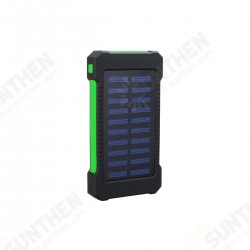 Solar Power Bank 8000mAh Portable Waterproof Solar Charger with LED Light Solar Power Bank 8000mAh Portable Waterproof Solar Charger with LED Light