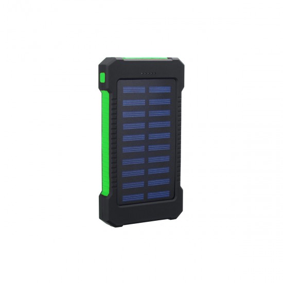 Solar Power Bank 8000mAh Portable Waterproof Solar Charger with LED Light