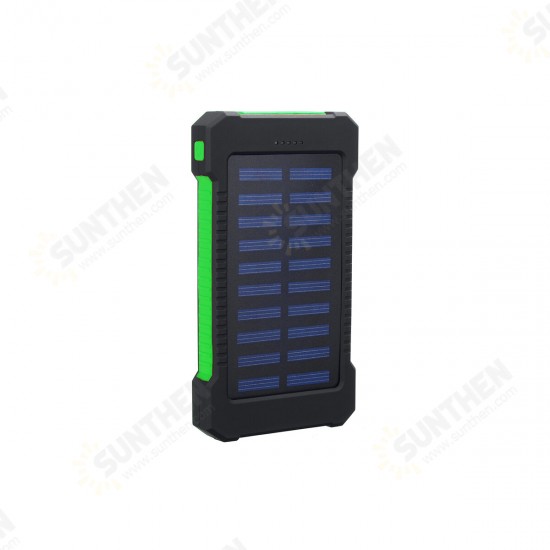 Solar Power Bank 8000mAh Portable Waterproof Solar Charger with LED Light