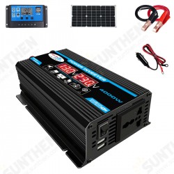 Solar Power Generation System 18W Solar Panel+4000W Dual USB LCD Power Inverter 12V to 220V/110V 30A Solar Charge Controller w/Dual USB Charger Ports Solar Power Generation System 18W Solar Panel+4000W Dual USB LCD Power Inverter 12V to 220V/110V 30A Solar Charge Controller w/Dual USB Charger Ports