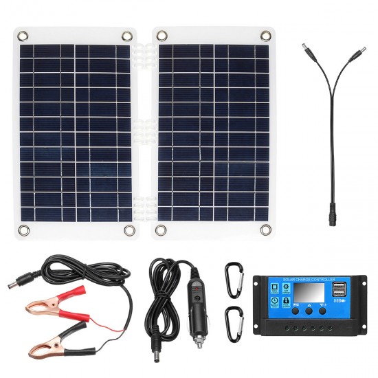 Solar Power Panel Charger Solar Panel Kit Polysilicon With Solar Charge Controller