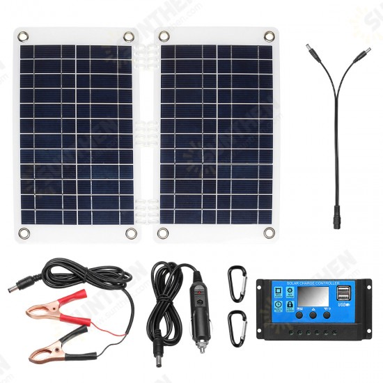 Solar Power Panel Charger Solar Panel Kit Polysilicon With Solar Charge Controller