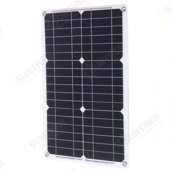 Solar Power System 18W 18V Solar Panel Battery Charger 3000W Inverter 30A 12/24V Solar Controller USB Kit