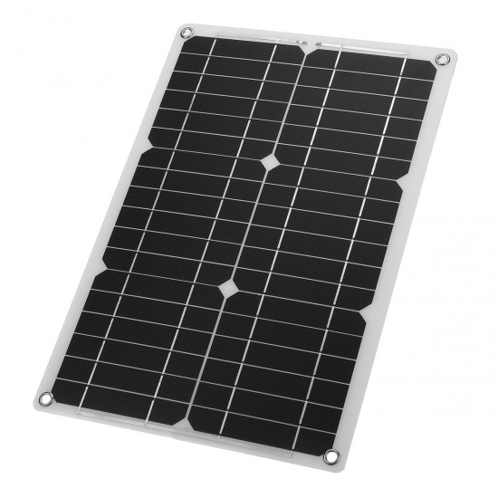 Solar Power System Kit 18V Solar Panel 4000W 12V to 110V/220V Inverter 30A 12/24V Charge Controller USB Kit