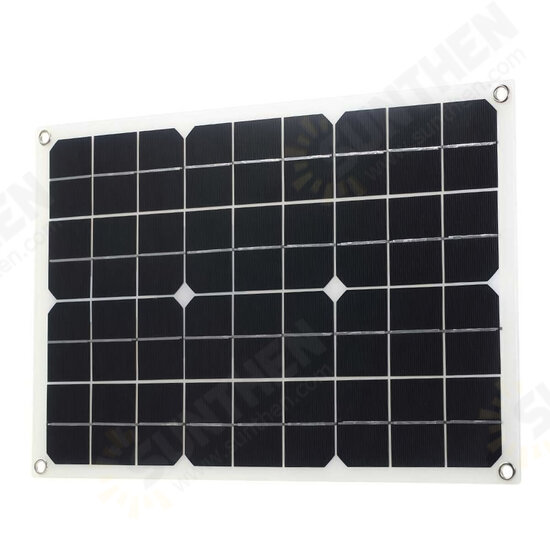 Solar Power System Set 18W Solar Panel 300W Power Inverter 30A Controller Kit Solar Panel Battery Charger Solar Power System Set 18W Solar Panel 300W Power Inverter 30A Controller Kit Solar Panel Battery Charger