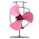 Thermal Power Fan 3-Blade Heat Powered Stove Fan for Wood/Log Burner/Fireplace Eco Friendly