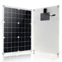 True 20W Solar Panel 12V/5V DC USB Solar Power Panel 4 Heads Monocrystalline True 20W Solar Panel 12V/5V DC USB Solar Power Panel 4 Heads Monocrystalline