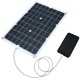 True 20W Solar Panel 12V/5V DC USB Solar Power Panel 4 Heads Monocrystalline